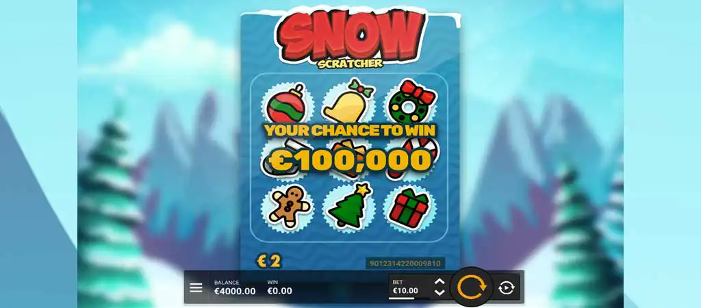 Snow Scratcher online kapar&oacute;s sorsjegy, Hacksaw Gaming