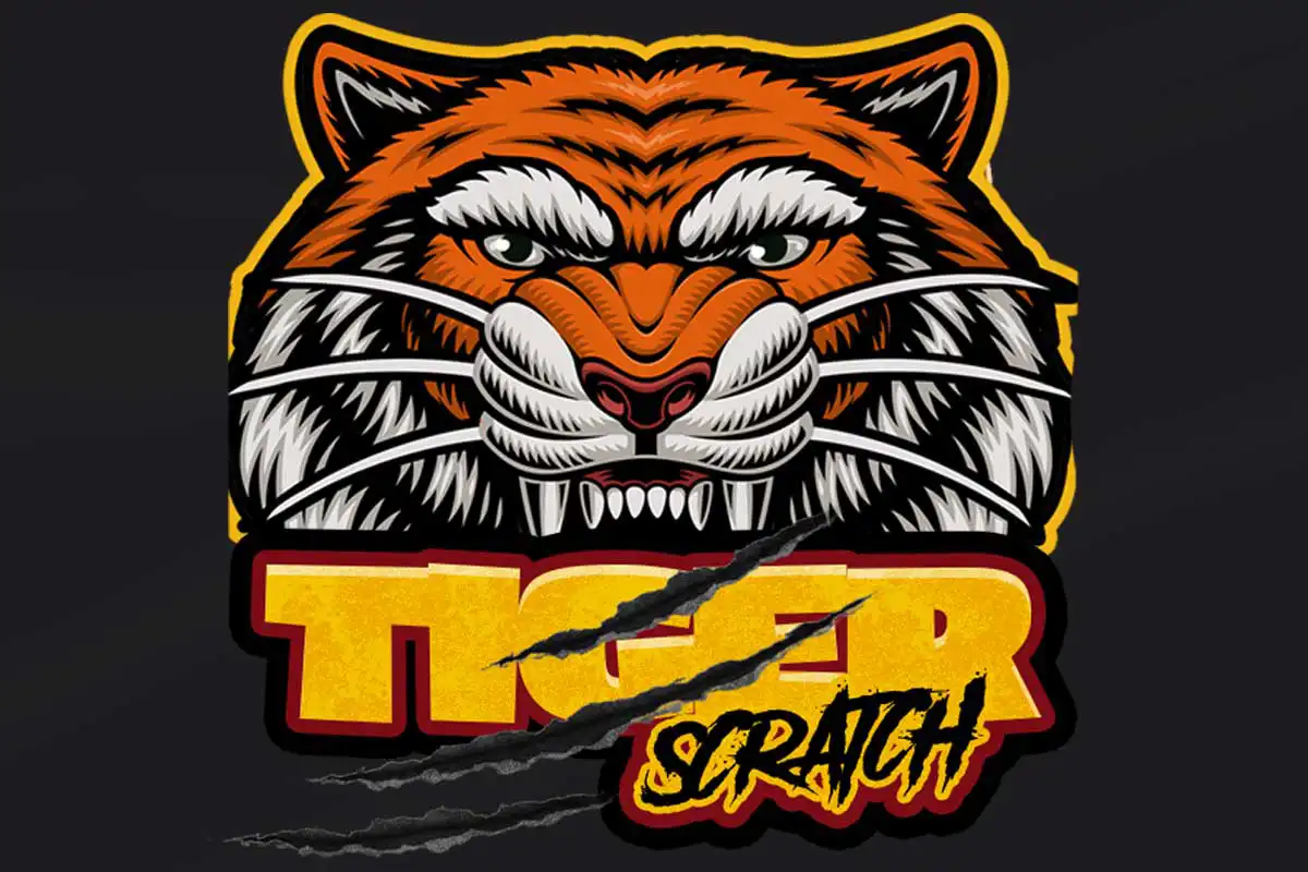 Tiger Scratch online kaparos sorsjegy a Hacksaw Gaming játékfejlesztőtől