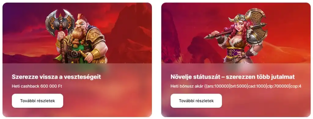 HitnSpin kaszinó bónusz promóció.