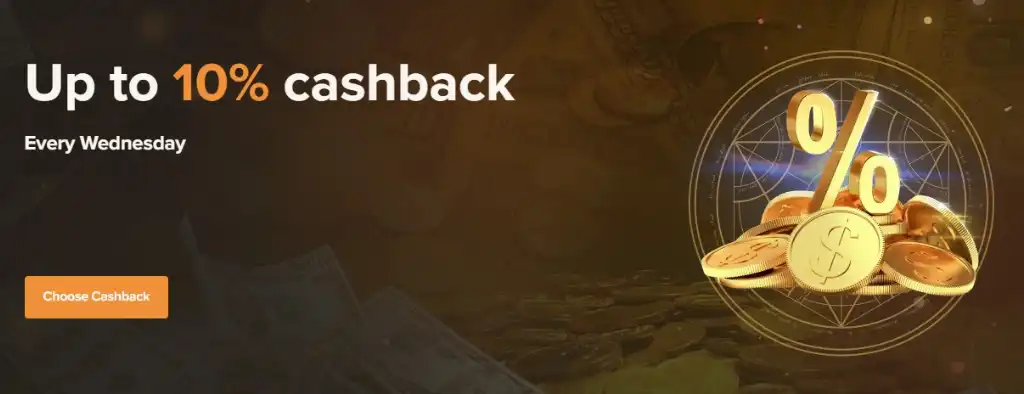 Sol Casino cashback bónusz - Akár 10% visszatérítés minden szerdán.
