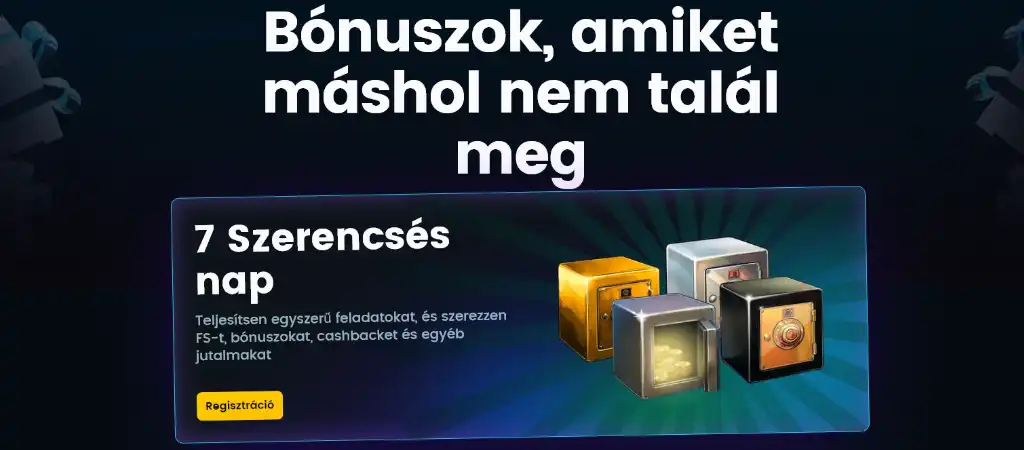 Snatch Casino promóciós bónusz ajánlat 7 szerencsés nap jutalmakkal és kaszinó ajándékokkal