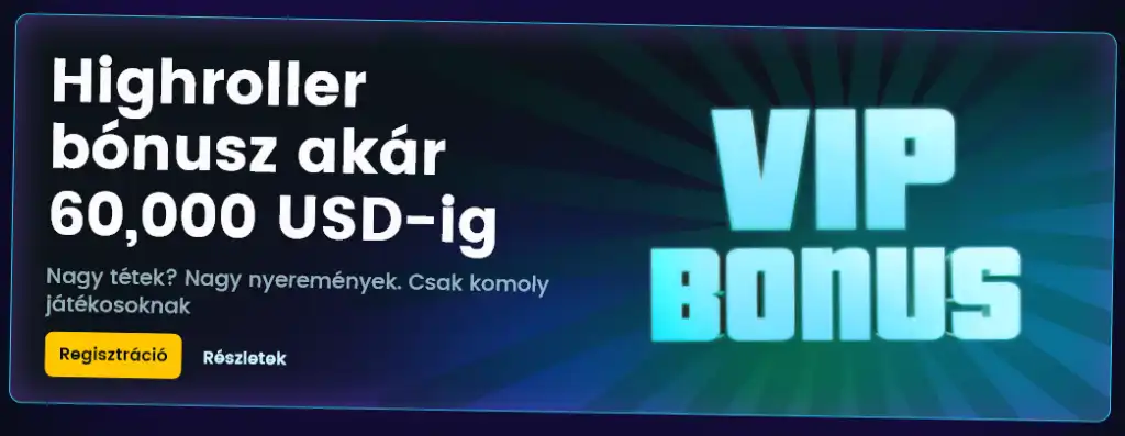 Snatch Casino VIP bónusz ajánlat highroller játékosoknak akár 60 000 USD bónusszal