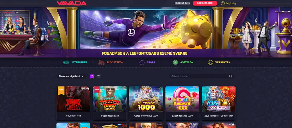 Vavada Casino weboldala, online játékgépek, élő kaszinó és sportfogadás. Népszerű játékok és bónuszajánlatok új játékosoknak.
