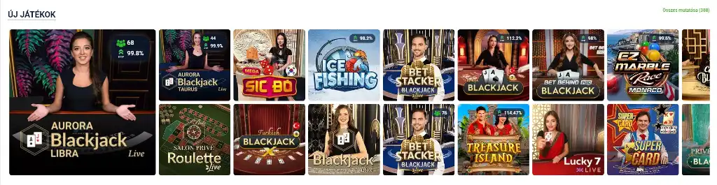 20Bet &eacute;lő kaszin&oacute; j&aacute;t&eacute;kok, val&oacute;s idejű rulett, blackjack &eacute;s p&oacute;ker profi krupi&eacute;kkal