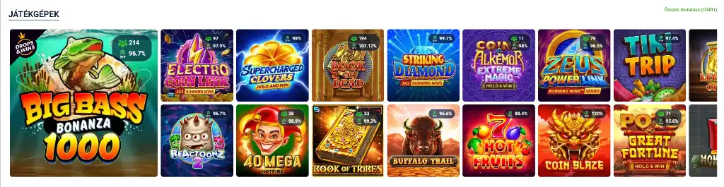20Bet online nyerőg&eacute;pek &eacute;s slot j&aacute;t&eacute;kok, klasszikus &eacute;s modern j&aacute;t&eacute;kg&eacute;pek nagy nyerem&eacute;nyekkel
