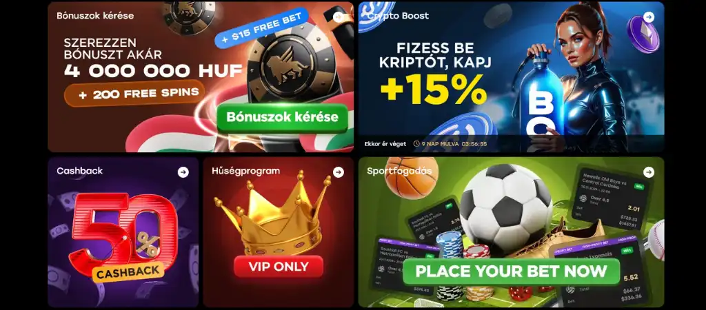 Fairspin online kaszin&oacute; b&oacute;nuszaj&aacute;nlatok, cashback, hűs&eacute;gprogram &eacute;s sportfogad&aacute;si lehetős&eacute;gek