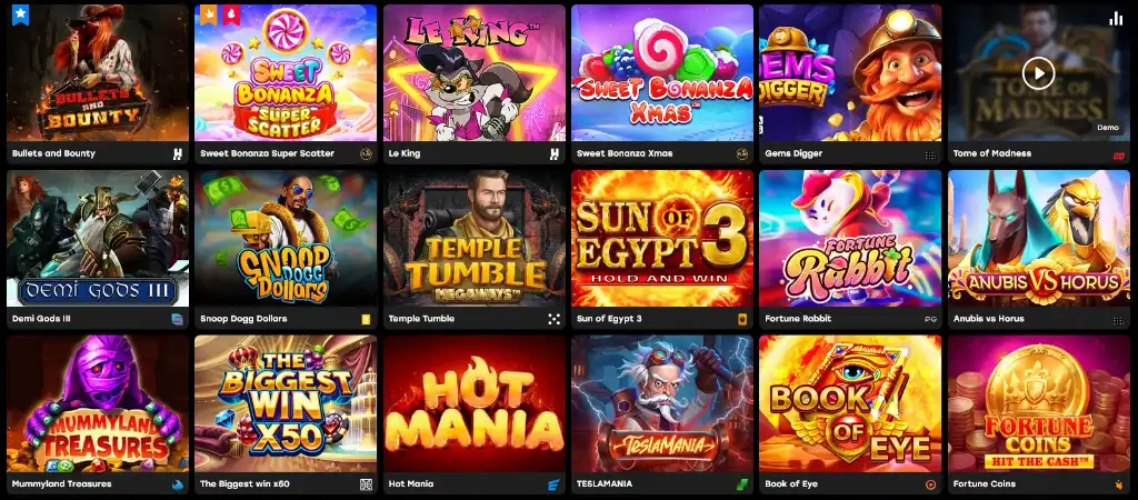 Fairspin online kaszin&oacute; nyerőg&eacute;pek sz&eacute;les v&aacute;laszt&eacute;ka, klasszikus &eacute;s modern slot j&aacute;t&eacute;kokkal