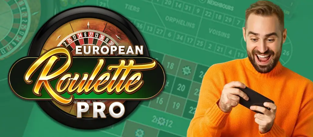 European Roulette log&oacute;ja mellett mobilon j&aacute;tsz&oacute; f&eacute;rfi, ingyenes regisztr&aacute;ci&oacute; n&eacute;lk&uuml;li asztali kaszin&oacute;j&aacute;t&eacute;kokra utal&oacute; h&aacute;tt&eacute;rrel