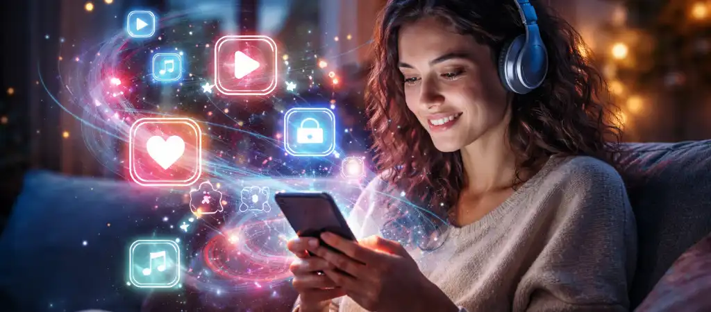 AI alap&uacute; szem&eacute;lyre szabott online sz&oacute;rakoztat&aacute;s Magyarorsz&aacute;gon mobilhaszn&aacute;lattal &eacute;s digit&aacute;lis &eacute;lm&eacute;nnyel